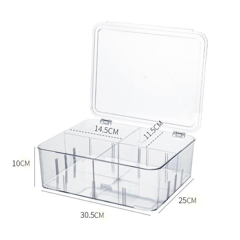 Room Transparent Refrigerator Storage Box Drawer Type Fresh-keeping Dumpling Box Food-grade Multi-function