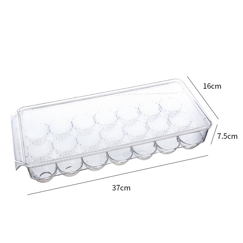 Room Transparent Refrigerator Storage Box Drawer Type Fresh-keeping Dumpling Box Food-grade Multi-function