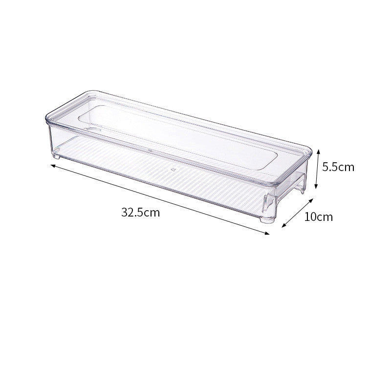 Room Transparent Refrigerator Storage Box Drawer Type Fresh-keeping Dumpling Box Food-grade Multi-function