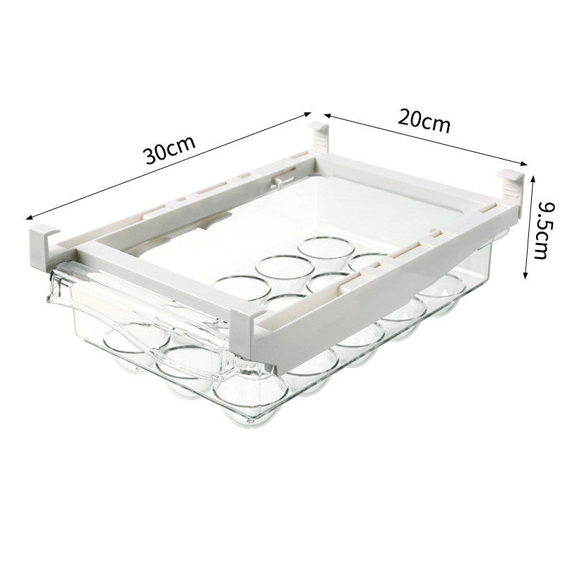 Room Transparent Refrigerator Storage Box Drawer Type Fresh-keeping Dumpling Box Food-grade Multi-function