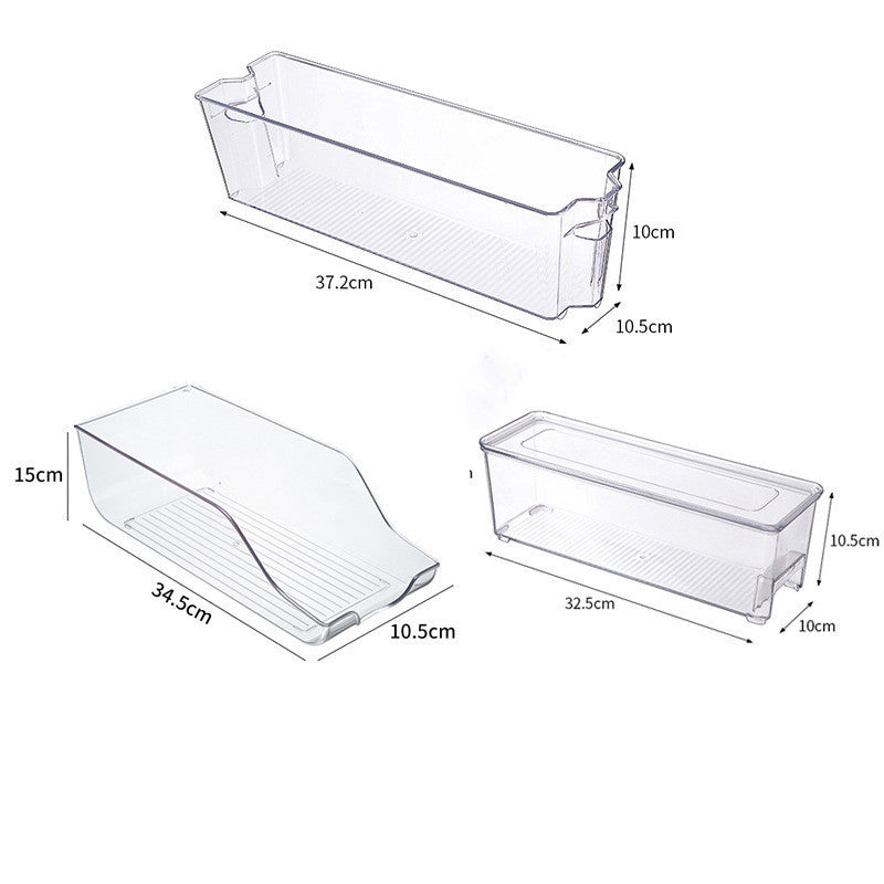 Room Transparent Refrigerator Storage Box Drawer Type Fresh-keeping Dumpling Box Food-grade Multi-function