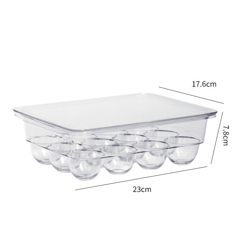 Room Transparent Refrigerator Storage Box Drawer Type Fresh-keeping Dumpling Box Food-grade Multi-function