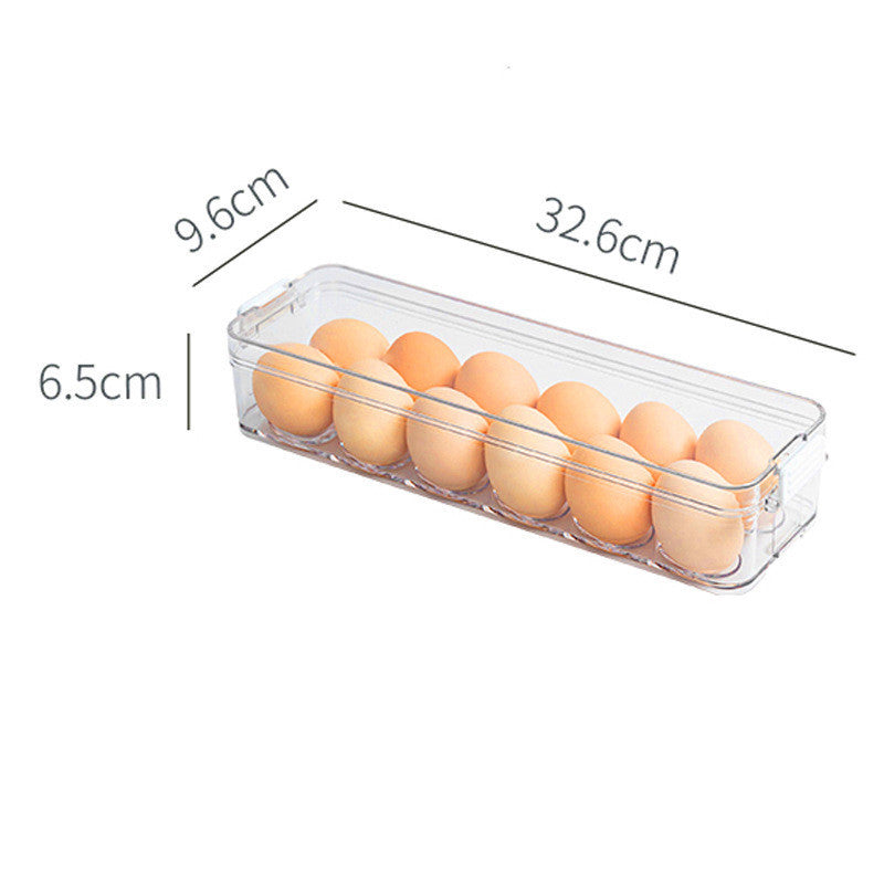 Room Transparent Refrigerator Storage Box Drawer Type Fresh-keeping Dumpling Box Food-grade Multi-function