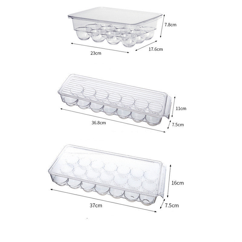 Room Transparent Refrigerator Storage Box Drawer Type Fresh-keeping Dumpling Box Food-grade Multi-function
