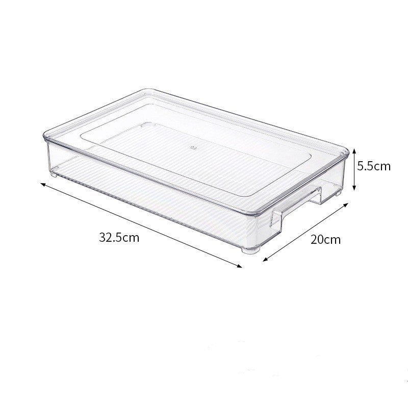 Room Transparent Refrigerator Storage Box Drawer Type Fresh-keeping Dumpling Box Food-grade Multi-function