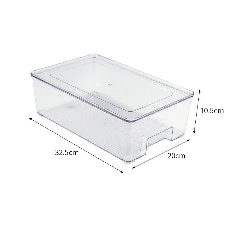 Room Transparent Refrigerator Storage Box Drawer Type Fresh-keeping Dumpling Box Food-grade Multi-function