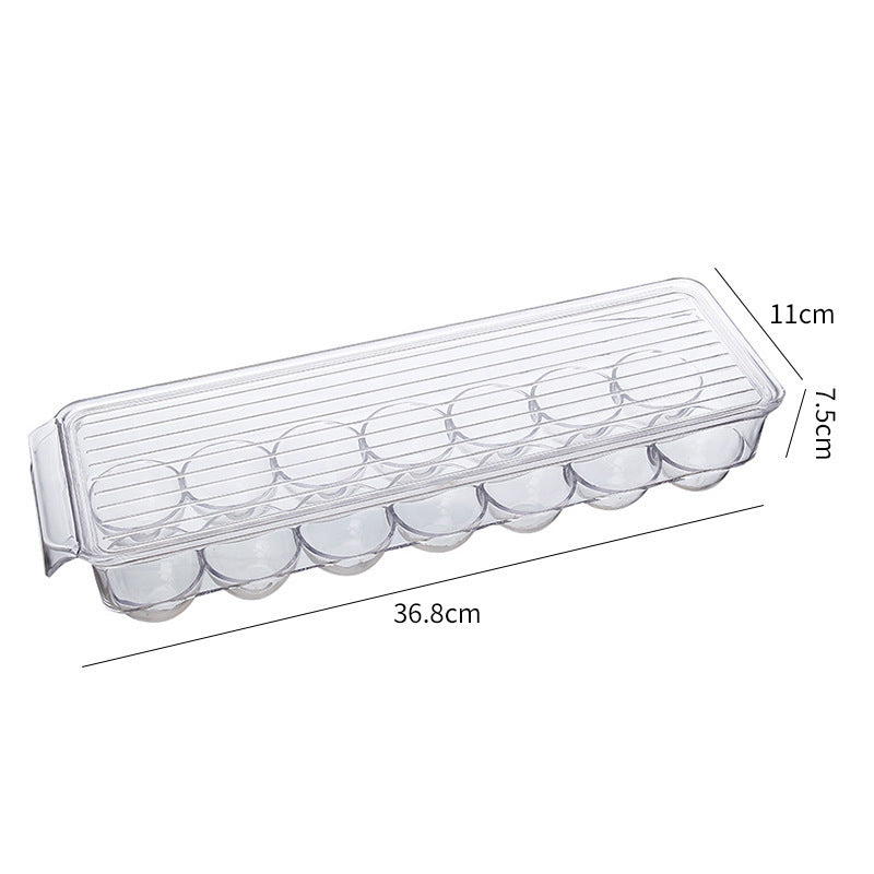 Room Transparent Refrigerator Storage Box Drawer Type Fresh-keeping Dumpling Box Food-grade Multi-function